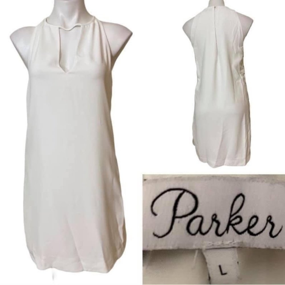 Parker Riviera Side Lace Up Sleeveless Dress